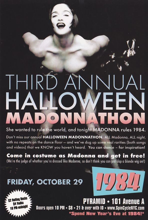 Madonnathon Fri.October 29th